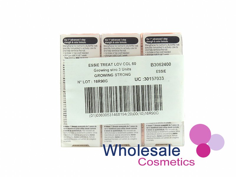 6 x Essie Treat Love and Colour - 60 GLOWING STONG